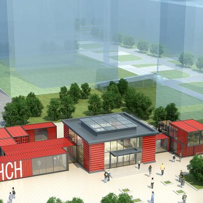 现代集装箱建筑