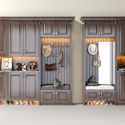 欧式入口玄关鞋柜