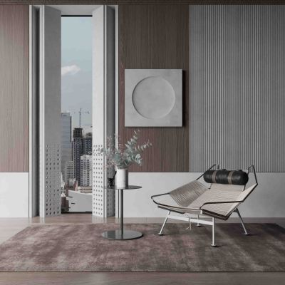 北欧现代户外躺椅3D模型