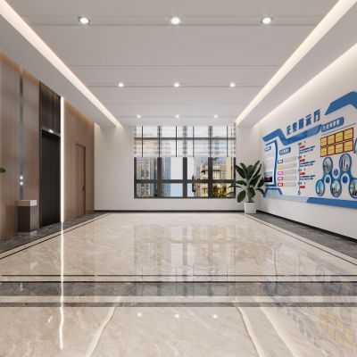 现代电梯间，电梯间