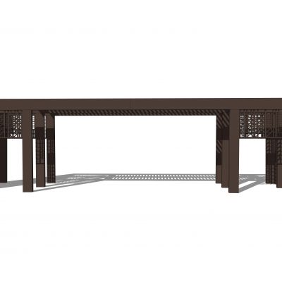 新中式大门入口