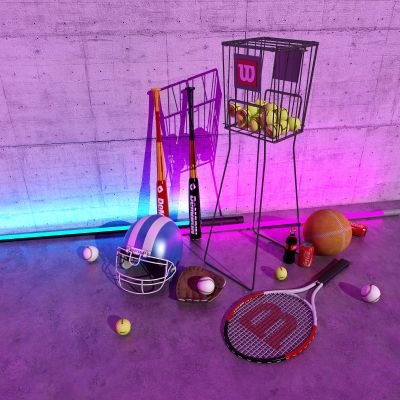 现代体育用品，网球拍