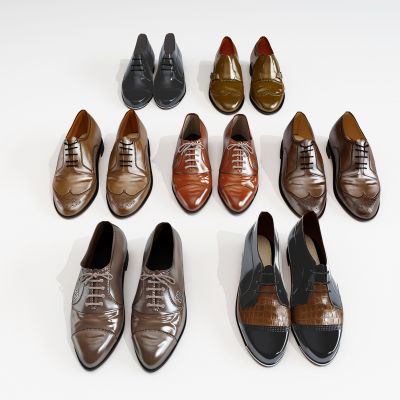 现代男士皮鞋