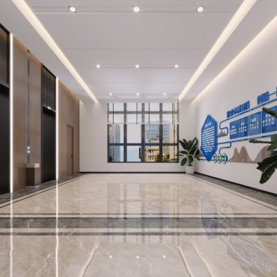 现代电梯间，电梯间