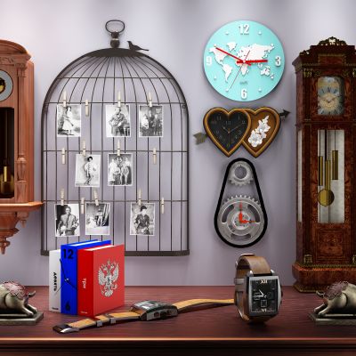 美式古典落地钟