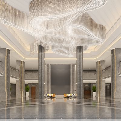 现代酒店大堂