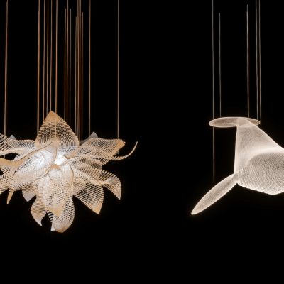 现代简约轻奢大厅吊灯