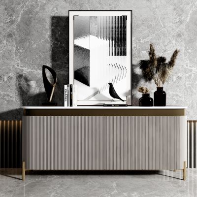 现代轻奢餐边柜