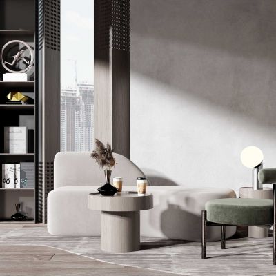 现代沙发茶几组合