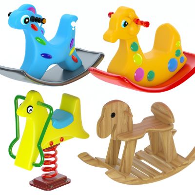 现代儿童木马玩具