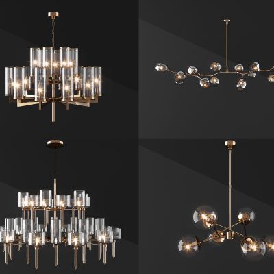 金属水晶吊灯玻璃球吊灯