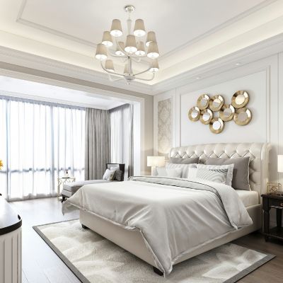 简欧美式主卧室