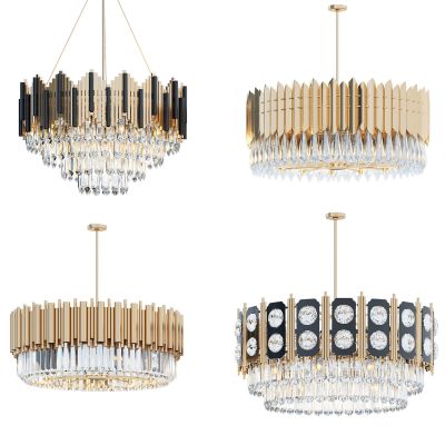 现代新中式金属吊灯