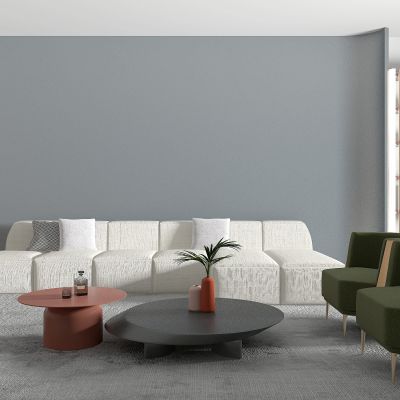 流行现代轻奢沙发茶几