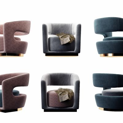 现代单人休闲沙发