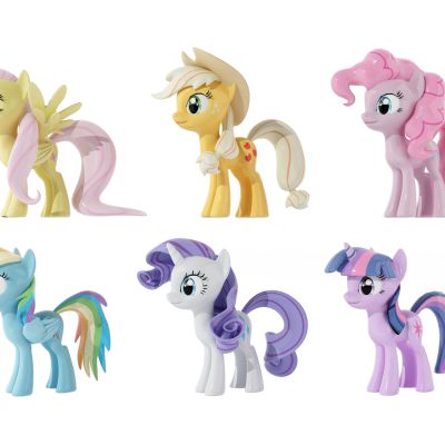 现代彩虹小马儿童玩具