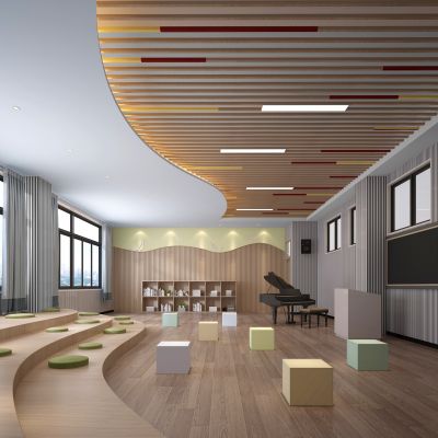 学校儿童音乐教室