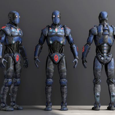 现代机器人玩具