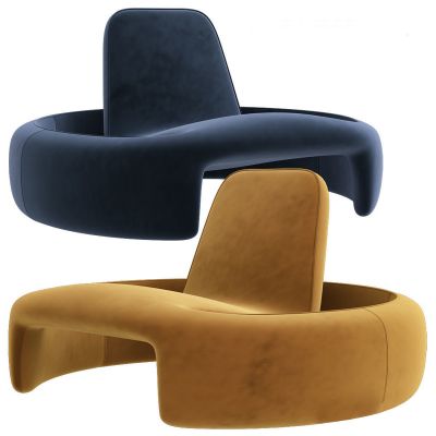 现代异形单人沙发