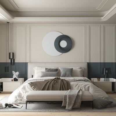 现代简欧式轻奢卧室