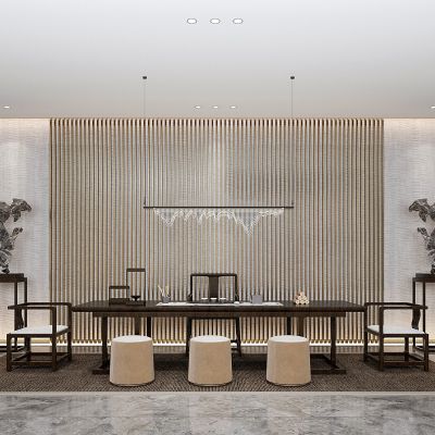 新中式茶室书房