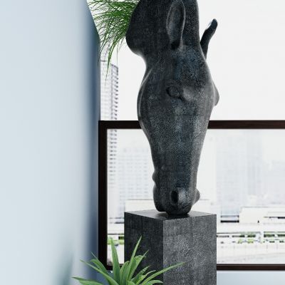 现代阳台陈设品