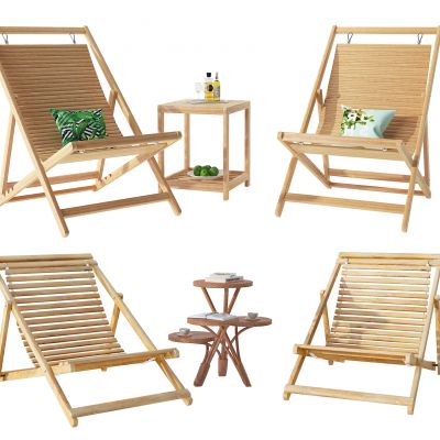 自然风户外躺椅