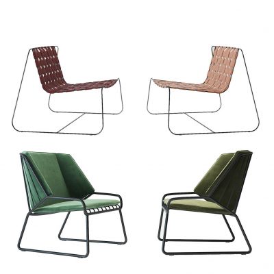 现代休闲椅组合