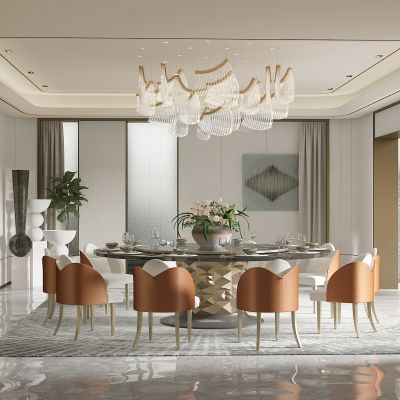 轻奢简欧式餐厅