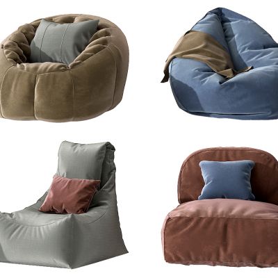 现代布艺懒人沙发