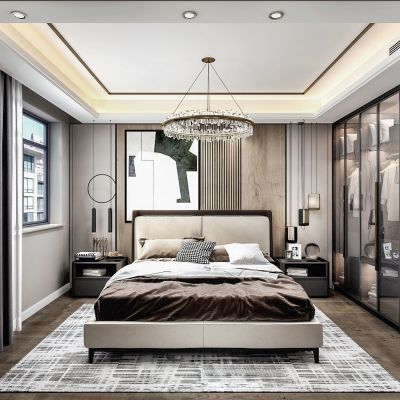 现代卧室