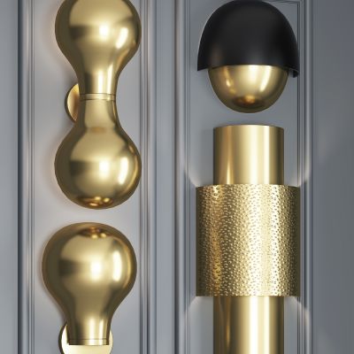 现代轻奢金属壁灯