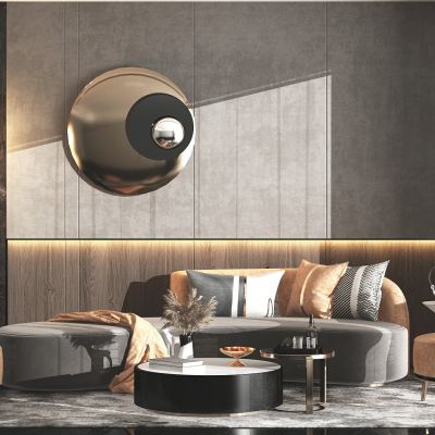 现代轻奢沙发茶几组合