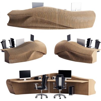 现代异形接待台