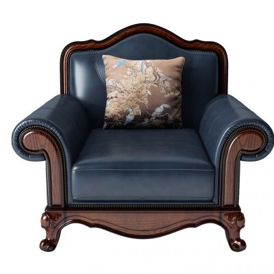 美式单人沙发