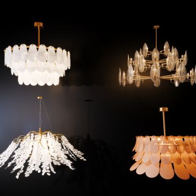 法式现代简约轻奢吊灯