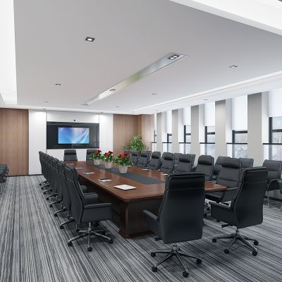 现代办公会议室