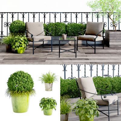 现代户外休闲椅