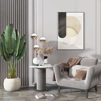 现代单人沙发组合