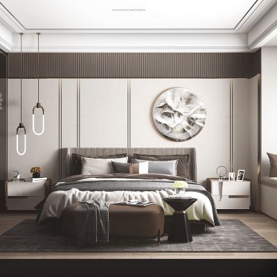 现代轻奢卧室