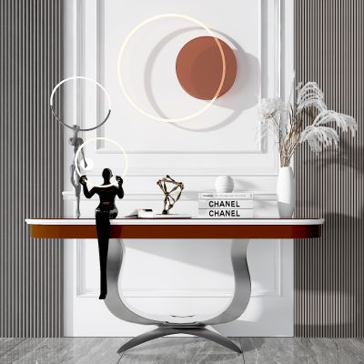 现代轻奢端景台