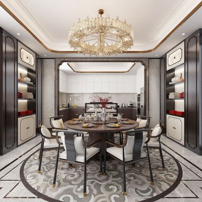 新中式餐厅厨房