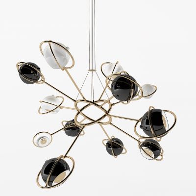 后现工业风代异形吊灯