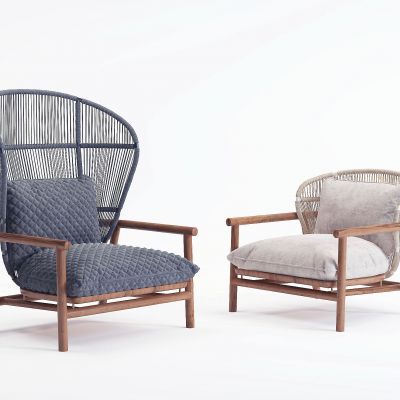 现代户外休闲椅