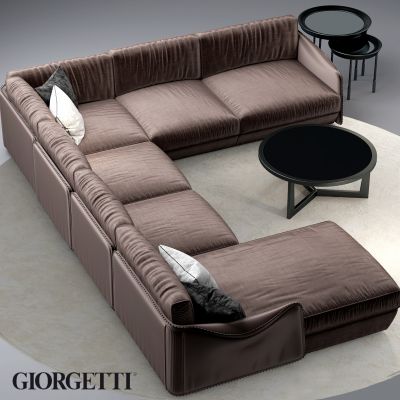 现代转角沙发组合