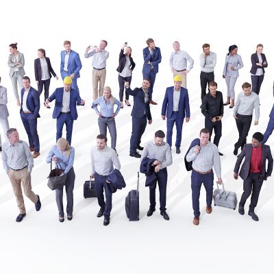 现代商务男女人物