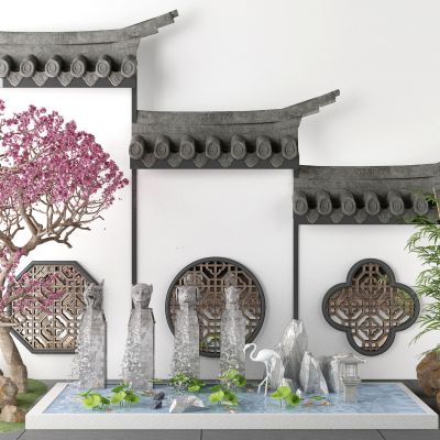 新中式景观小品