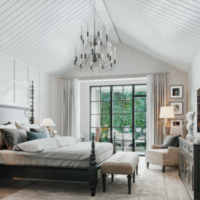 美式乡村卧室庭院