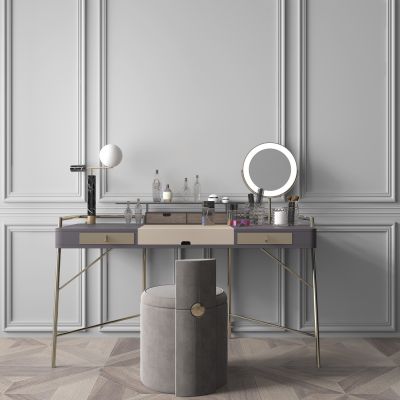 现代轻奢梳妆台