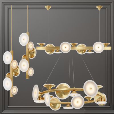 现代轻奢吊灯组合